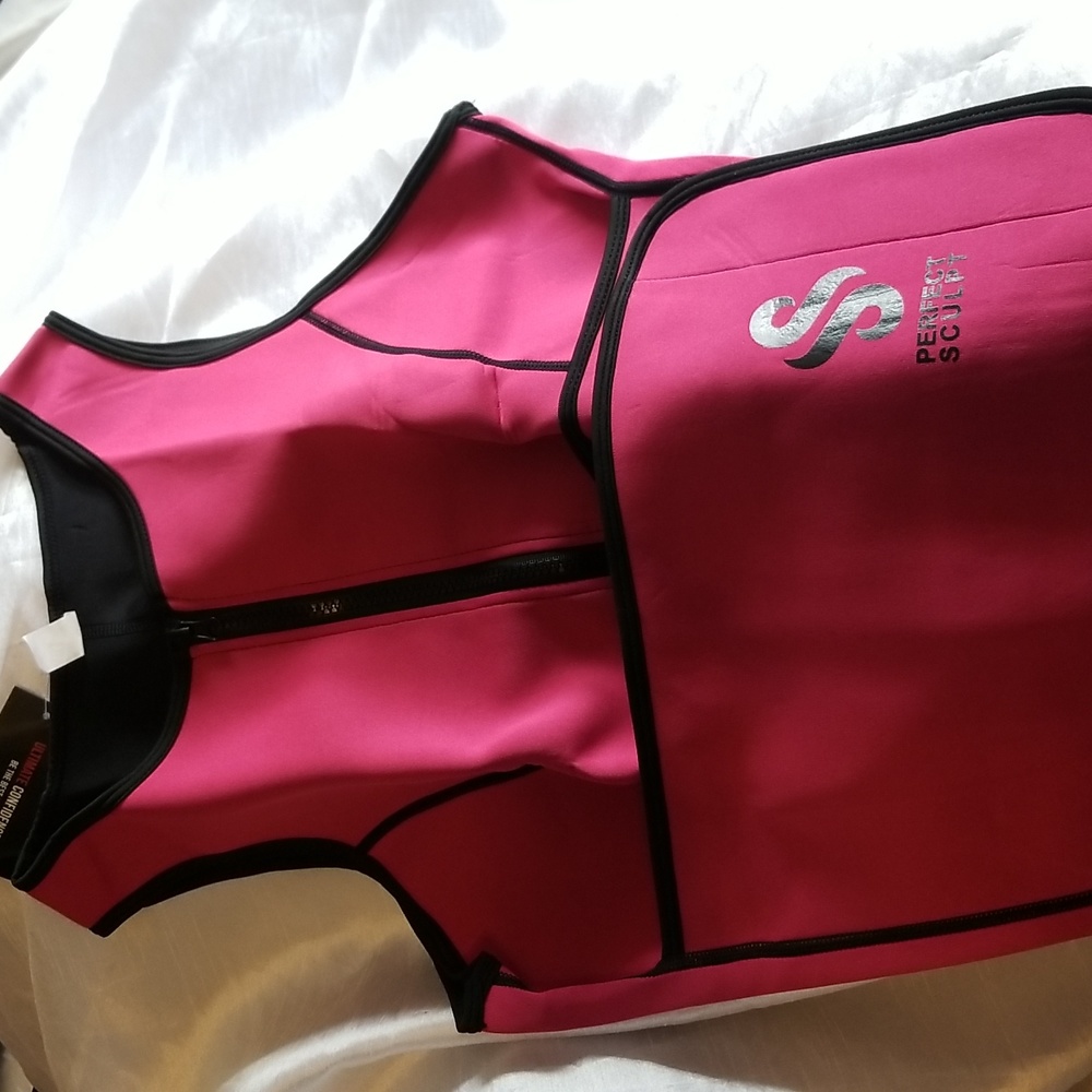 New Perfect Sculpt Sweat Vest Waist Trainer Neoprene - Picture 7 of 8